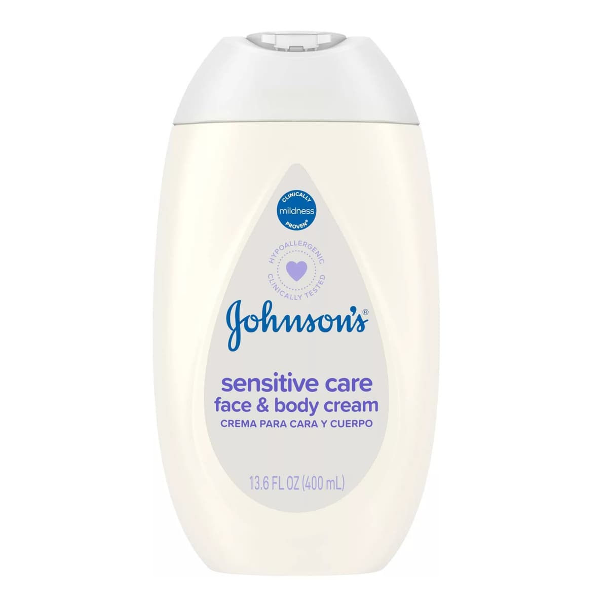 Sensitive Care Baby Face & Body Cream for Dry and Sensitive Skin - Lightly Scented