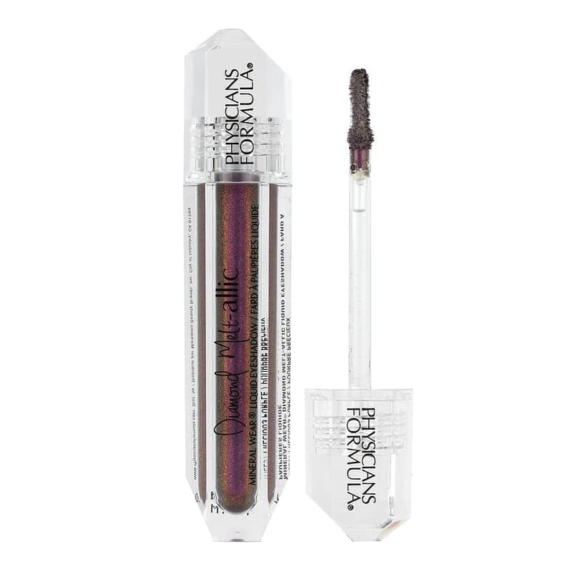 Mineral Wear, Diamond Melt-allic Liquid Eyeshadow, #1712259 Precious Purple