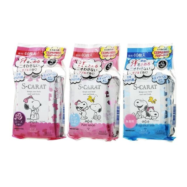 S Carat Snoopy Deodorant Powder Sheet