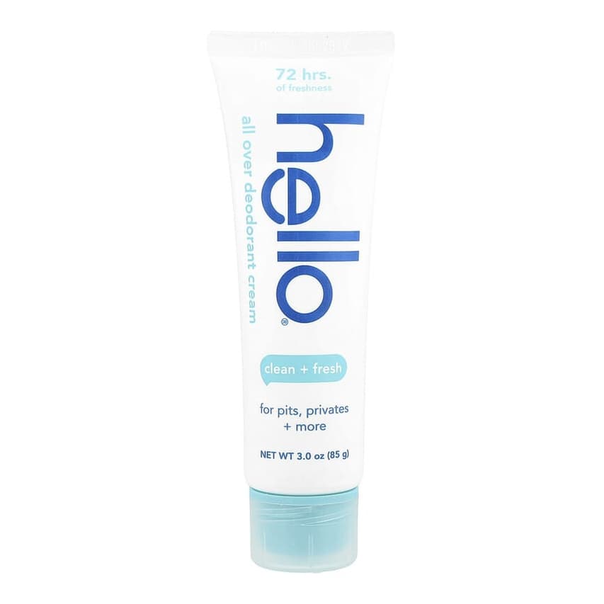 All Over Deodorant Cream, Clean + Fresh
