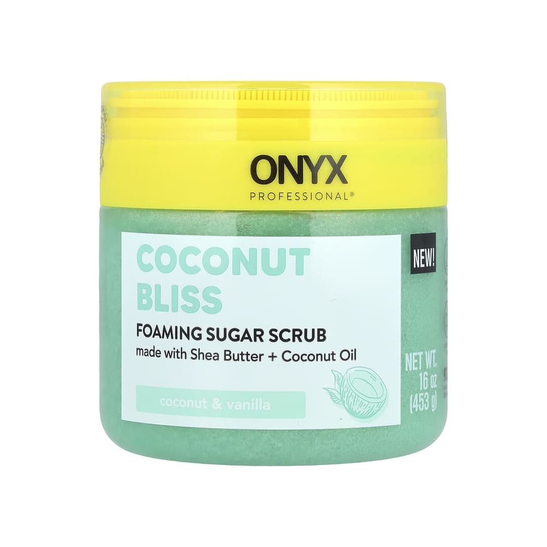 Coconut Bliss, Foaming Sugar Scrub, Coconut & Vanilla