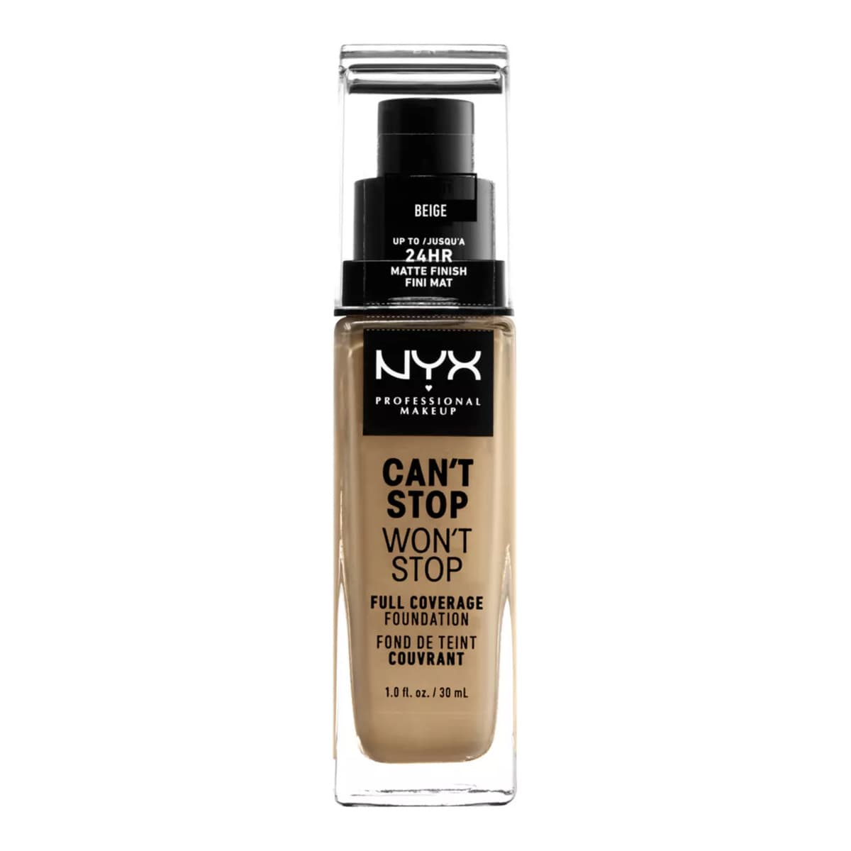 Can't Stop Won't Stop Full Coverage Foundation, BEIGE
