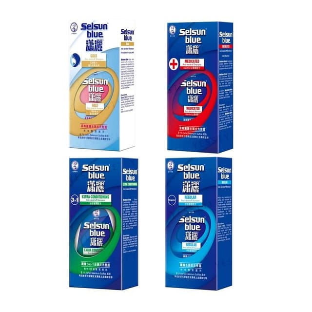 Selsun Blue Anti-Dandruff Shampoo, Medicated