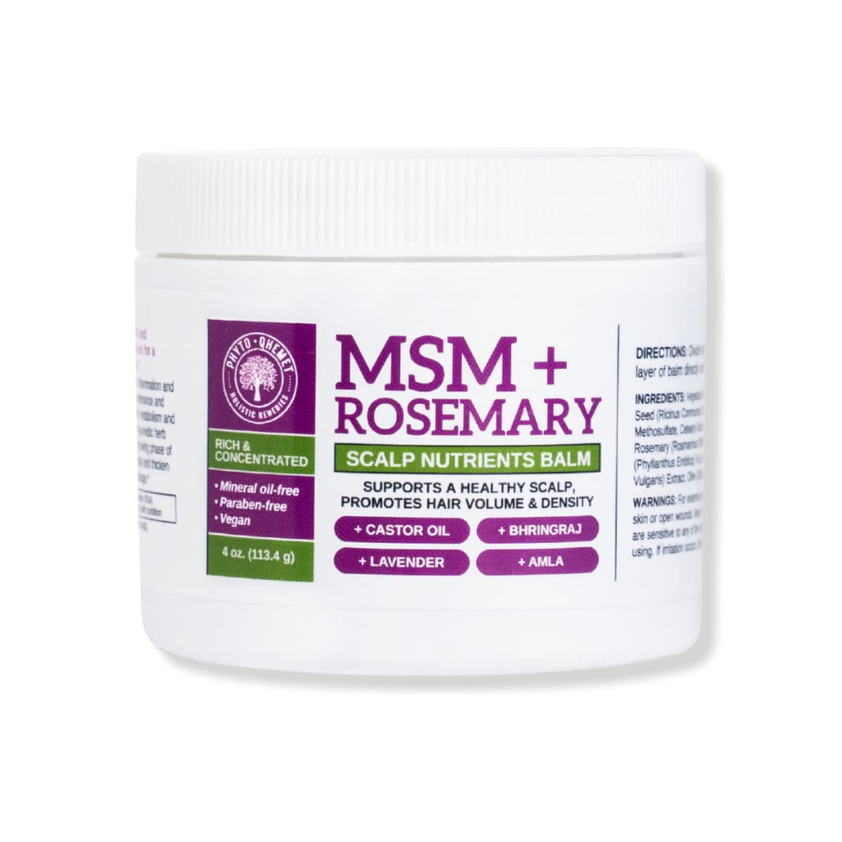 MSM + ROSEMARY Scalp Nutrients Balm