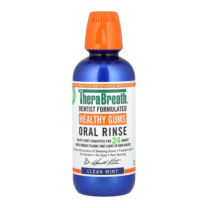 Healthy Gums Oral Rinse, Clean Mint