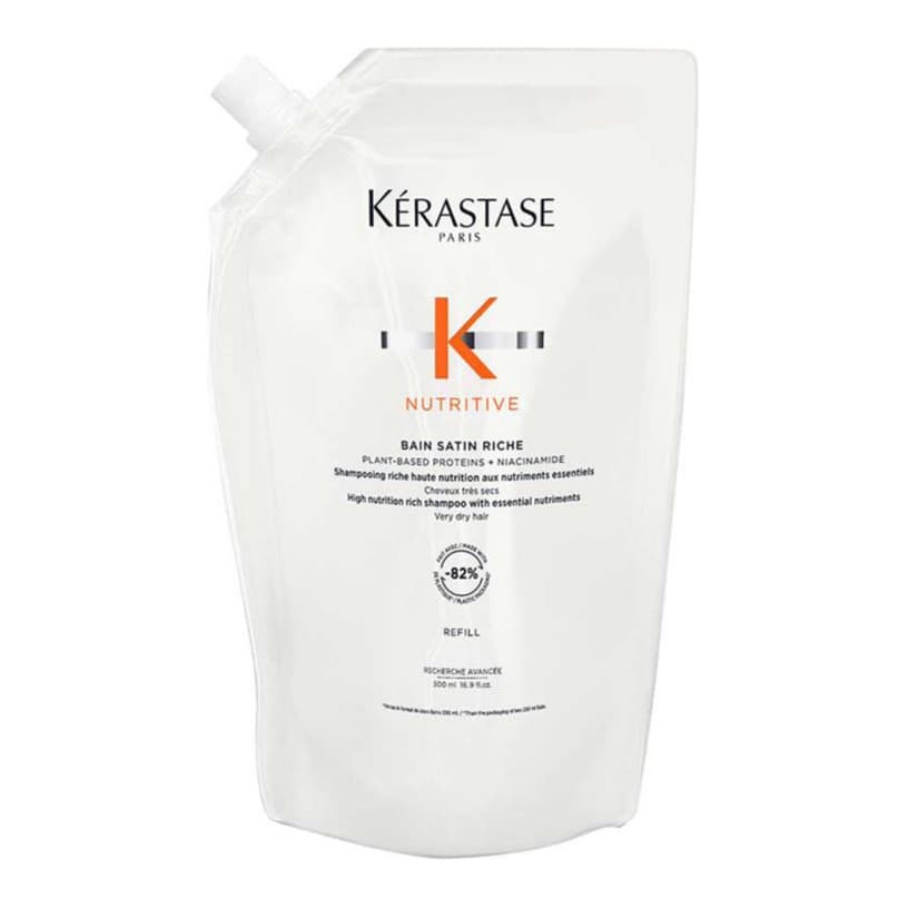 Kérastase Nutritive Bain Satin Riche Shampoo Refill Pouch with Niacinamide For Very Dry Hair