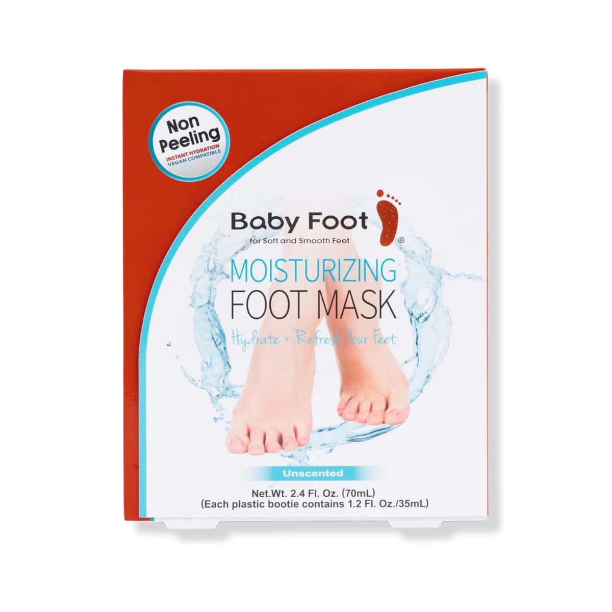 Unscented Moisturizing Foot Mask Booties