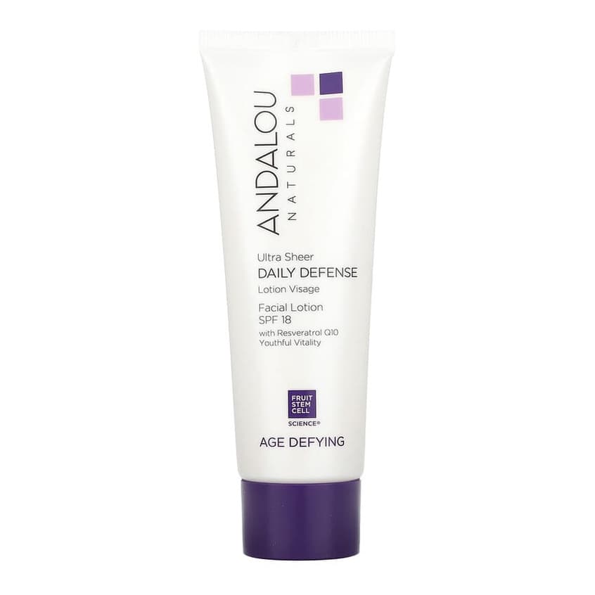 Ultra Sheer Daily Defense Facial Lotion, Age Defying, SPF 18