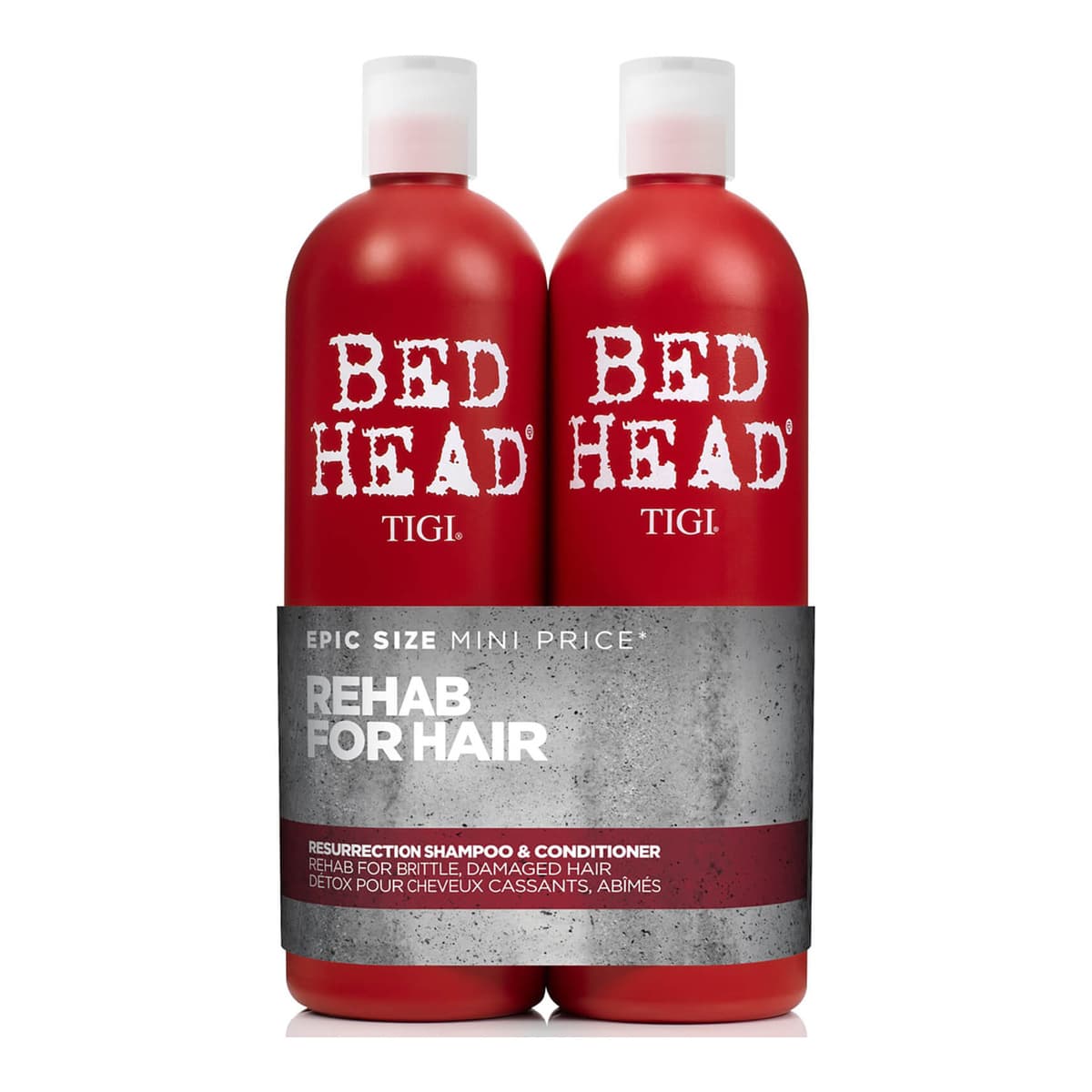 Bed Head Urban Antidotes Resurrection Shampoo and Conditioner for Very Dry Hair 2 x