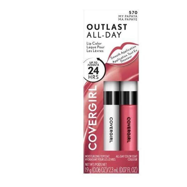 Outlast All-Day Lip Color with Topcoat - My Papaya 570