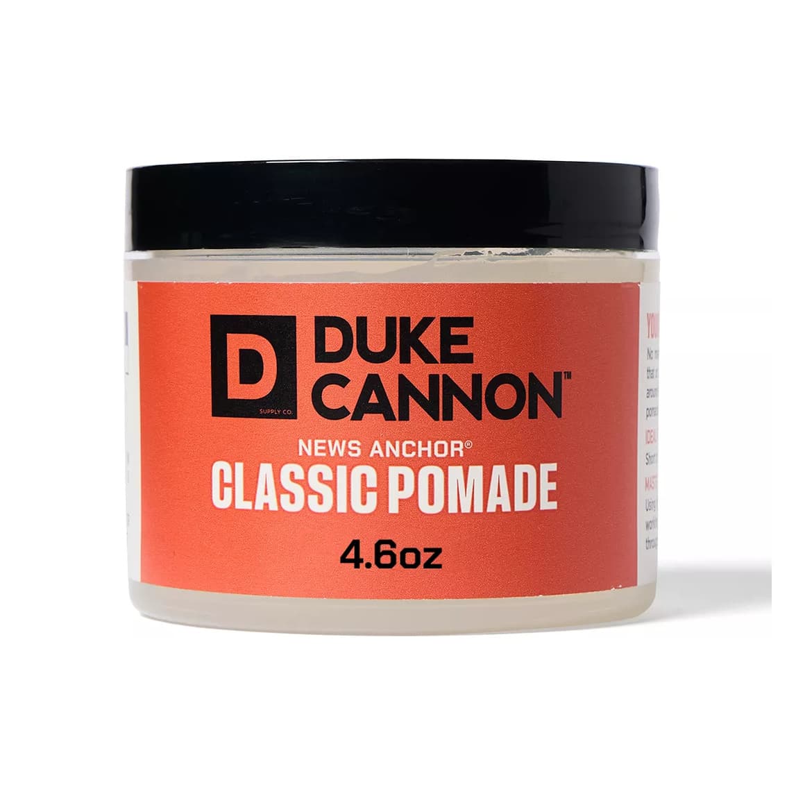 News Anchor Classic Hair Pomade for Men - Strong Hold Light Shine
