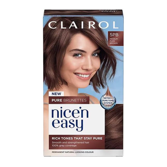 Nice'n Easy Pure Brunettes 5Pb Medium Mocha Brown