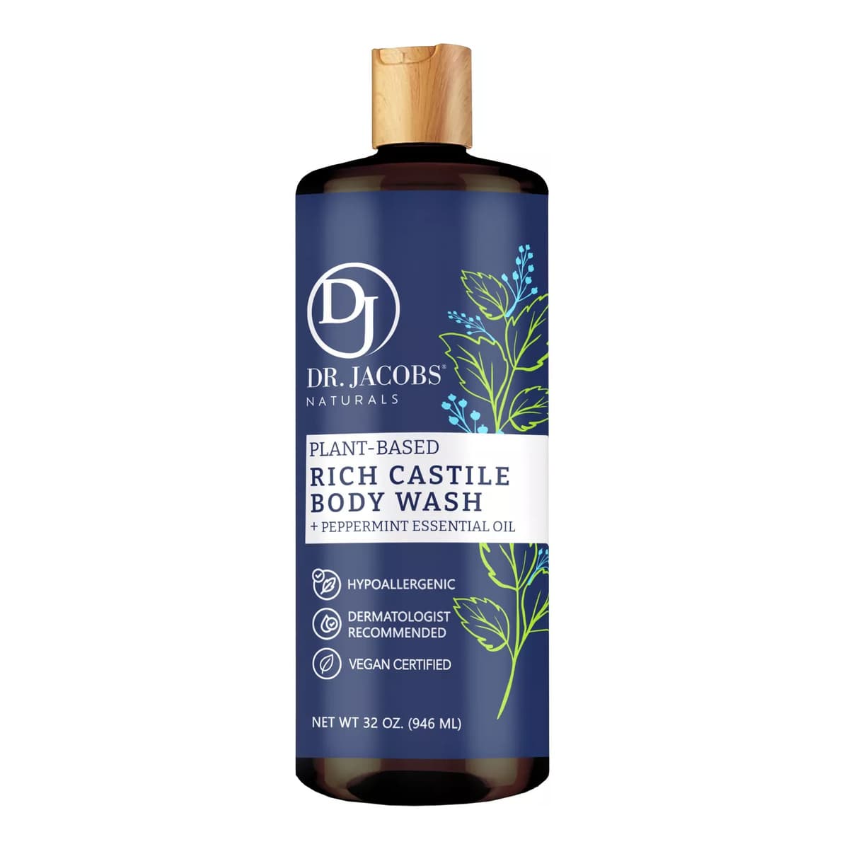 Peppermint Castile Body Wash
