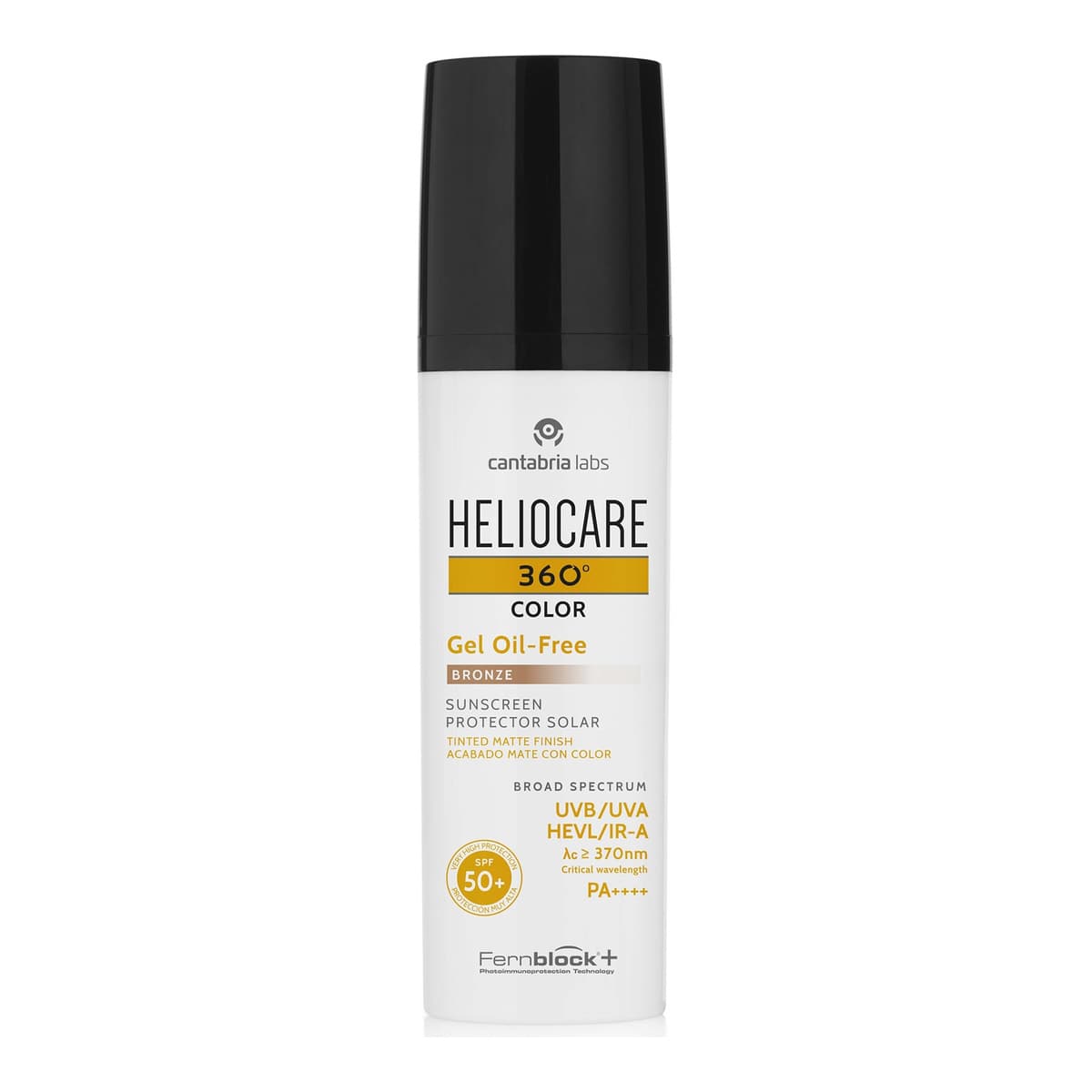 360° Color Gel Oil-Free Sunscreen Protector Bronze SPF 50+