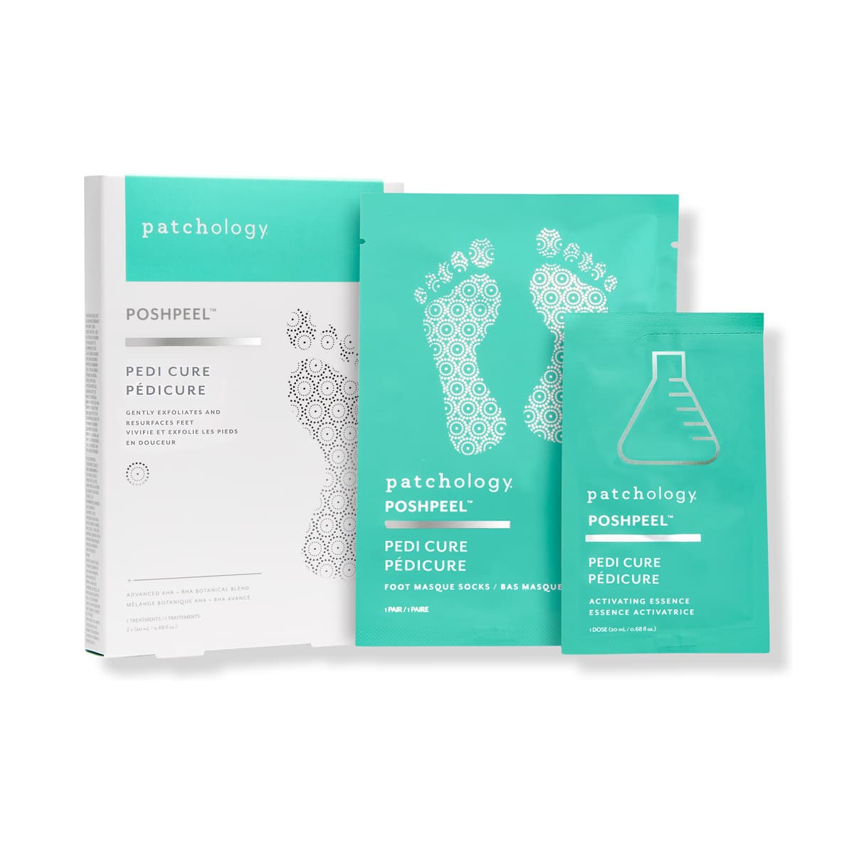 PoshPeel Pedi Cure Intensive Foot Peel Treatment