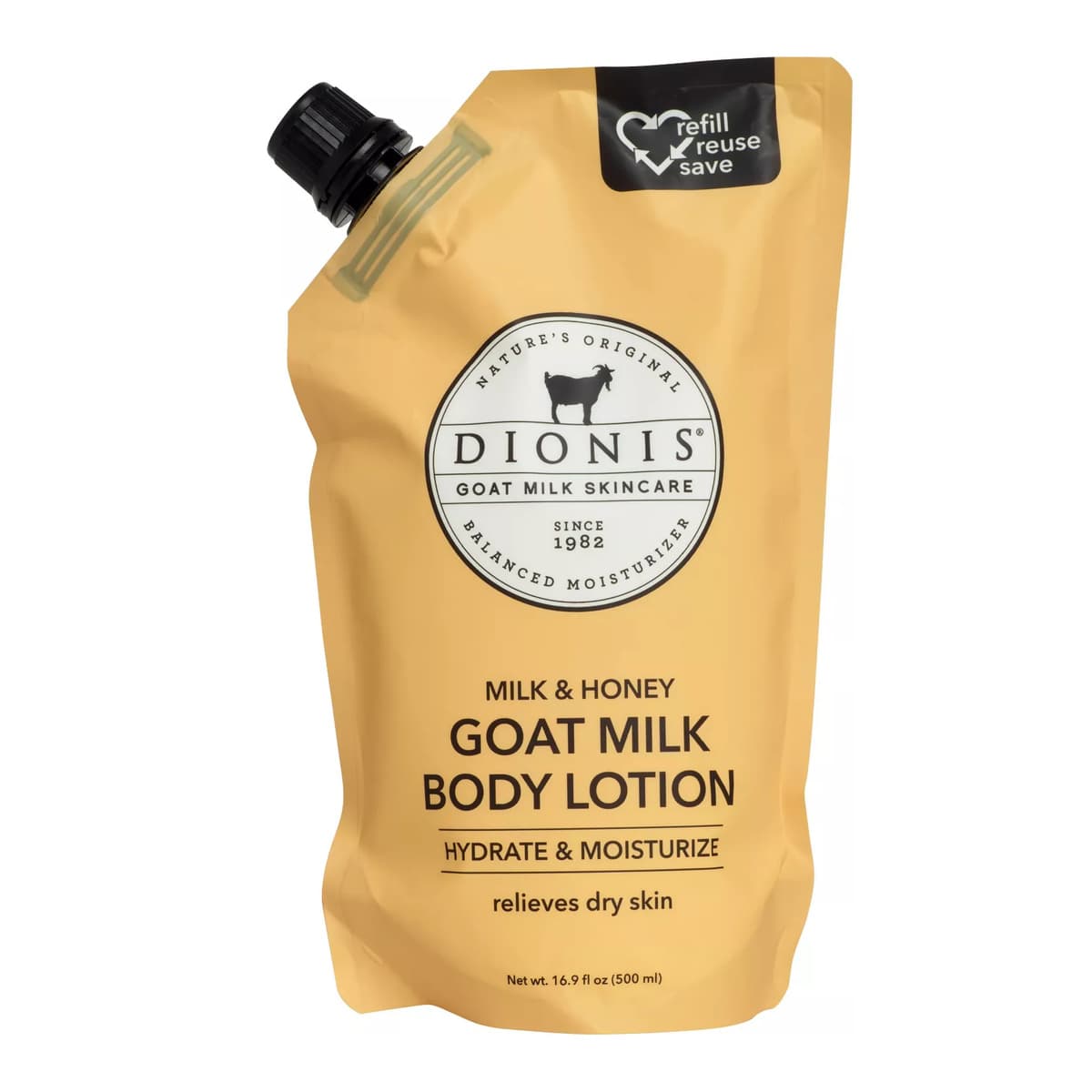 Dionis Goat Milk Body Lotion Refill Pouch Milk & Honey