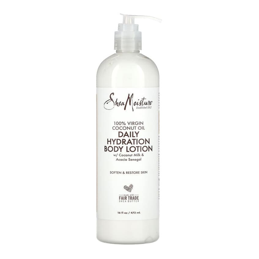 100 % Virgin Coconut Oil, Daily Hydration Body Lotion