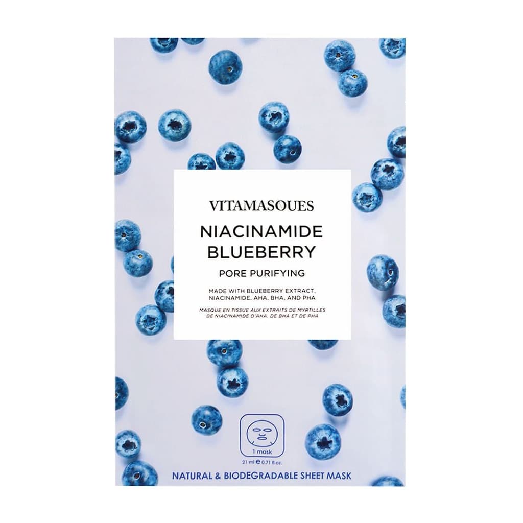 Niacinamide Blueberry Sheet Mask