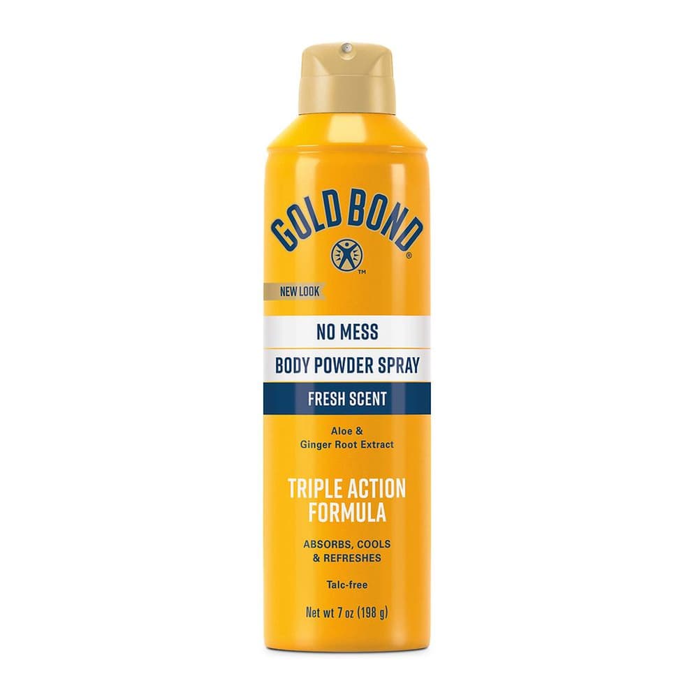 No Mess Talc-Free Body Powder Spray Fresh