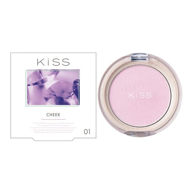 kiss Crealdi Blush Cheek 01 Icy Aurora