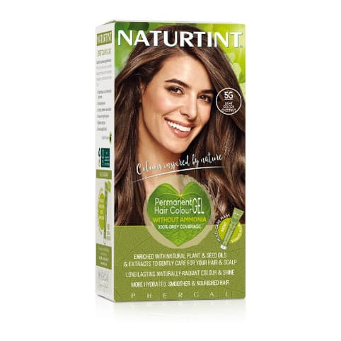 Permanent Hair Colour Gel Light Golden Chestnut