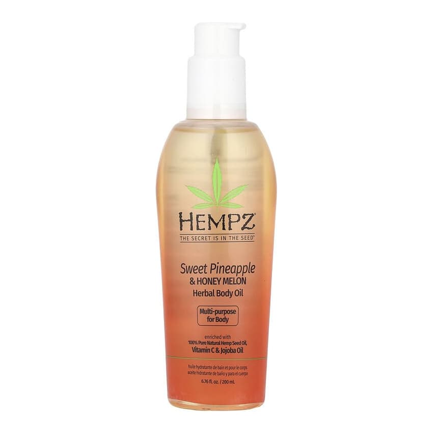 Herbal Body Oil, Sweet Pineapple & Honey Melon