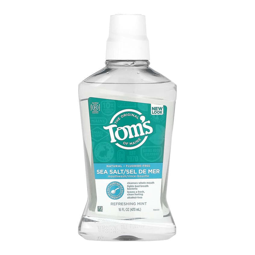 Sea Salt Mouthwash, Fluoride Free, Refreshing Mint