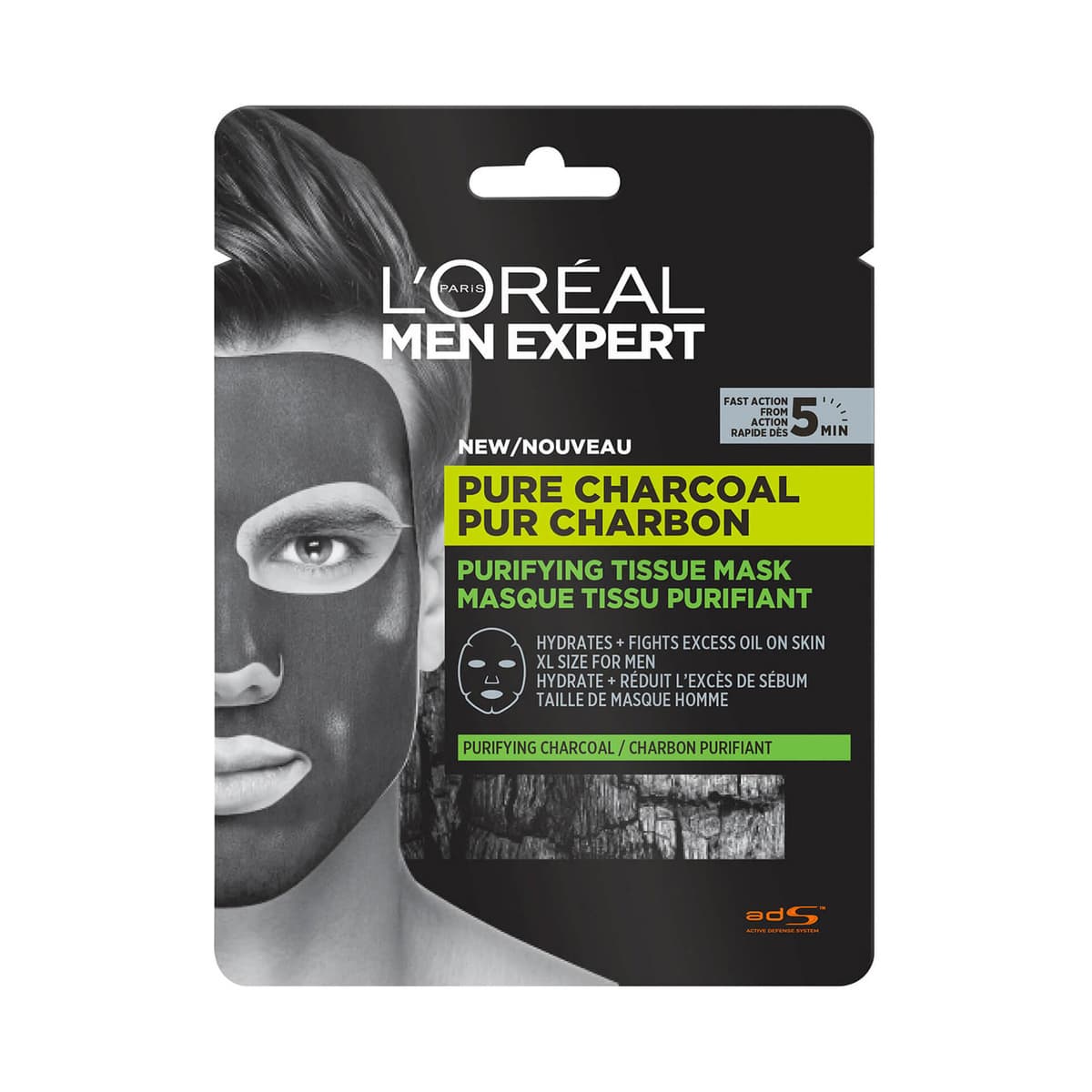 Pure Charcoal Purifying Tissue Mask