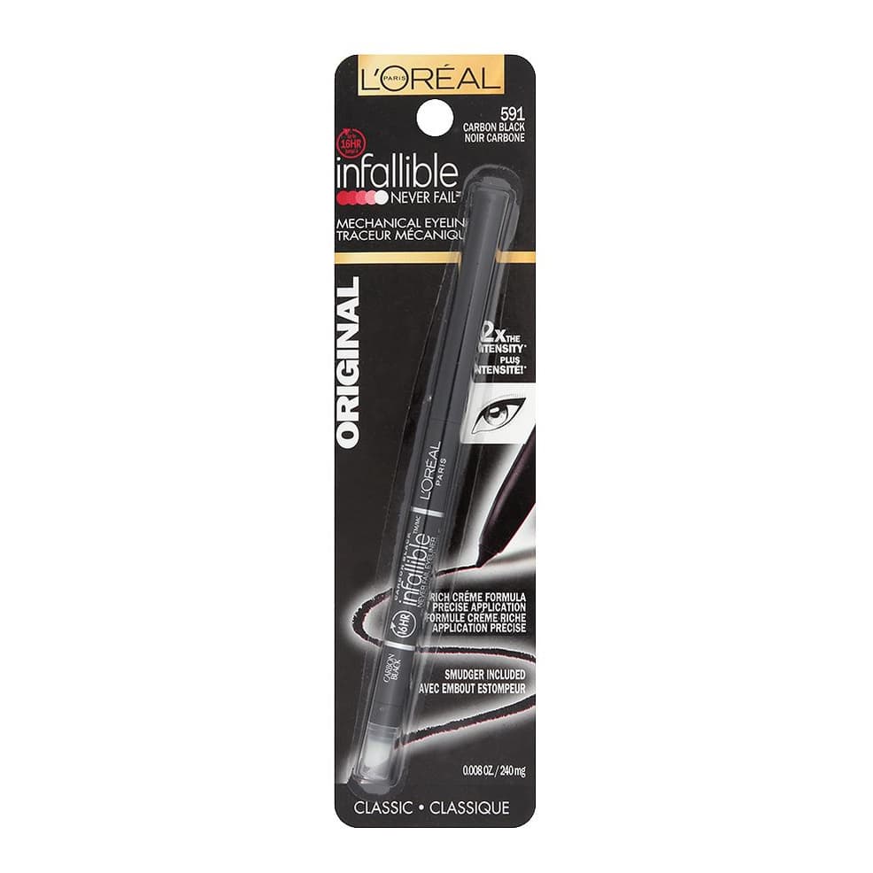 Never Fail Eyeliner, Carbon Black 591