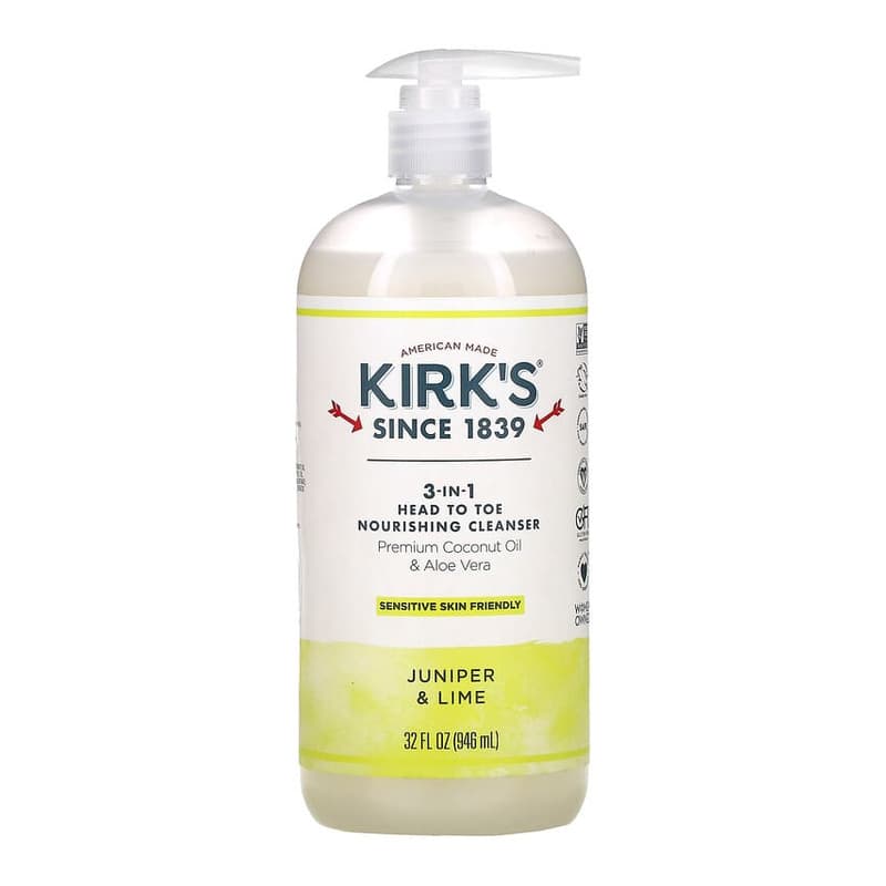 3-in-1 Head to Toe Nourishing Cleanser, Juniper & Lime