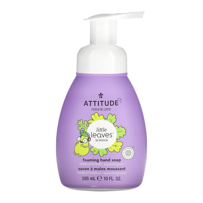 Little Leaves Science, Foaming Hand Soap, Vanilla & Pear