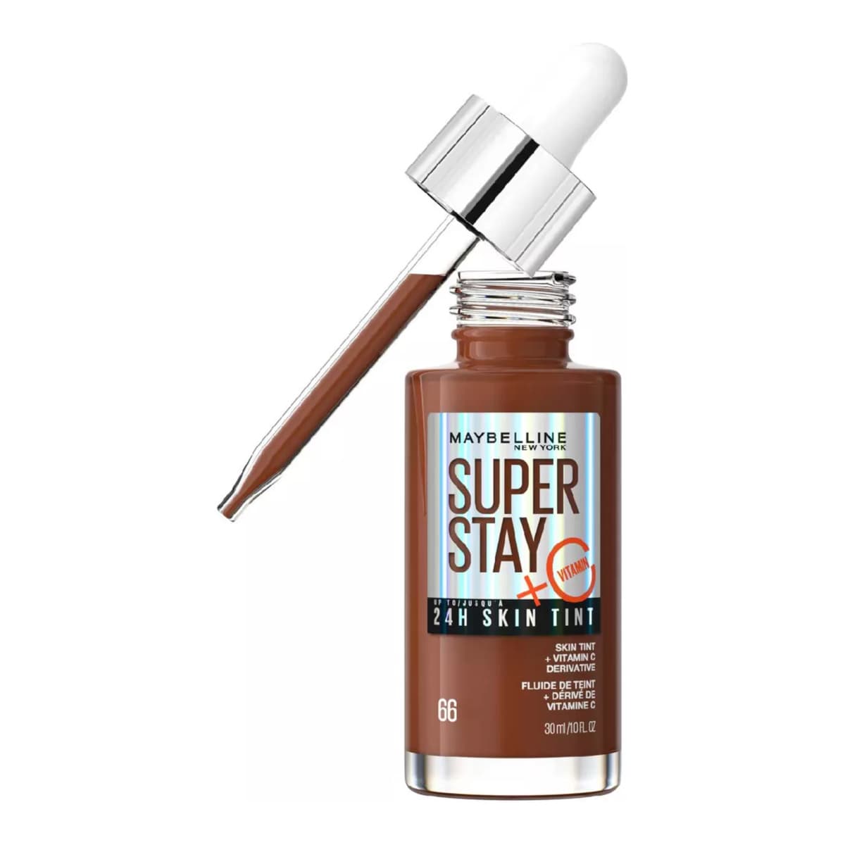Super Stay up to 24H Skin Tint Foundation + Vitamin C, #66