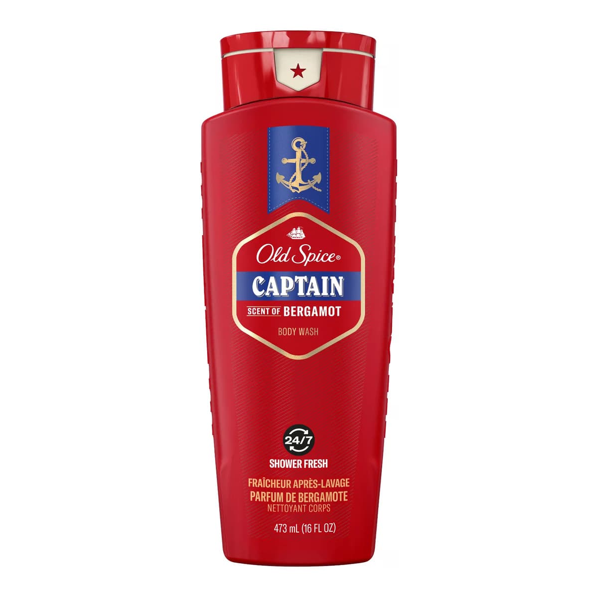 Men's Body Wash, Captain Scent