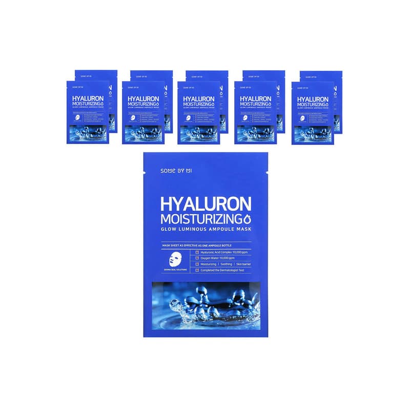 Glow Luminous Ampoule Beauty Mask, Hyaluron Moisturizing