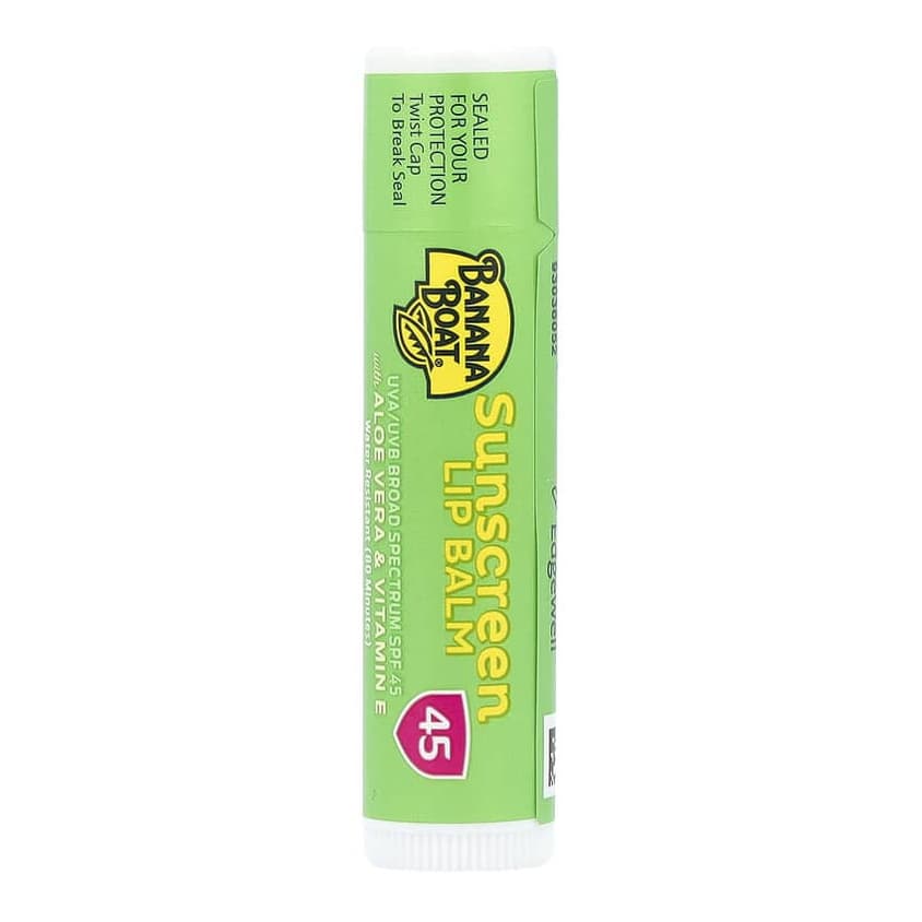 Sunscreen Lip Balm With Aloe Vera & Vitamin E, SPF 45