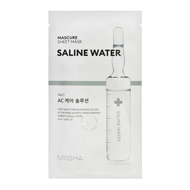 Mascure Sheet Mask, Saline Water