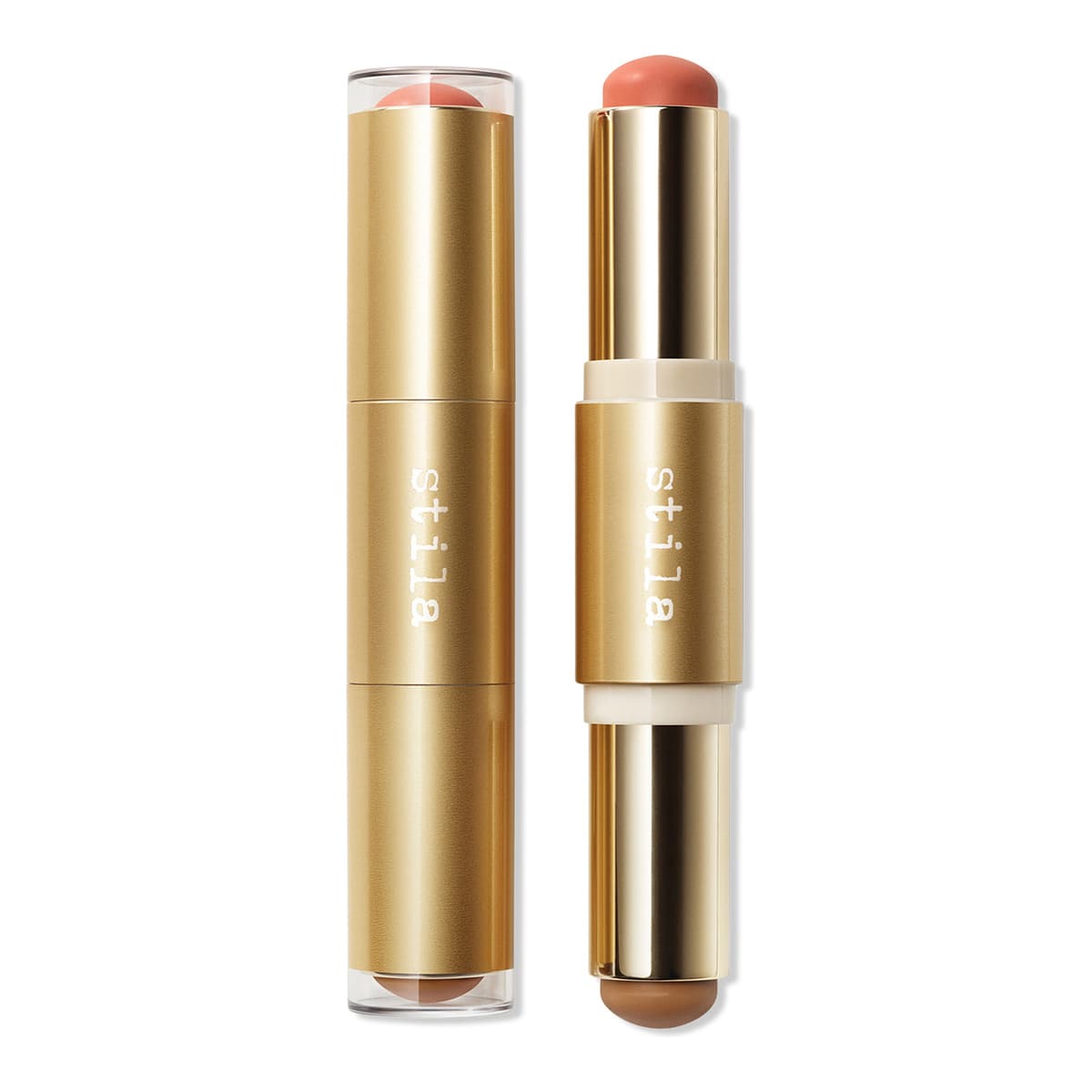 Blush & Bronze Hydro-Blur Cheek Duo, Apricot & Golden