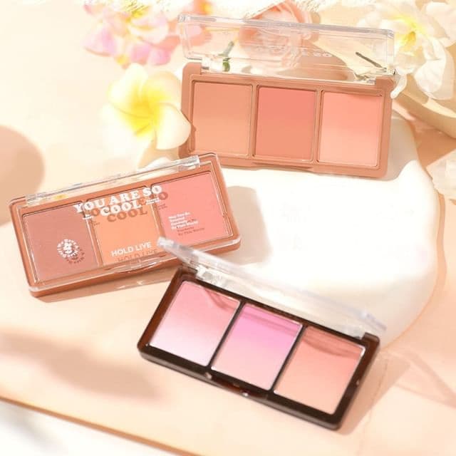 Three Colors Blusher (7-9), #109 Dreamy Lavender