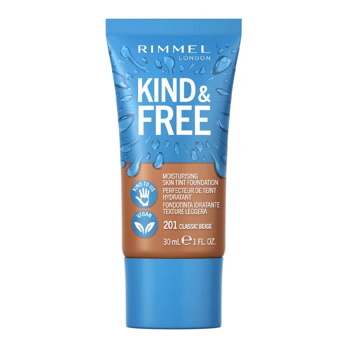 London Kind & Free Moisturizing Skin Tint Foundation, Classic Beige