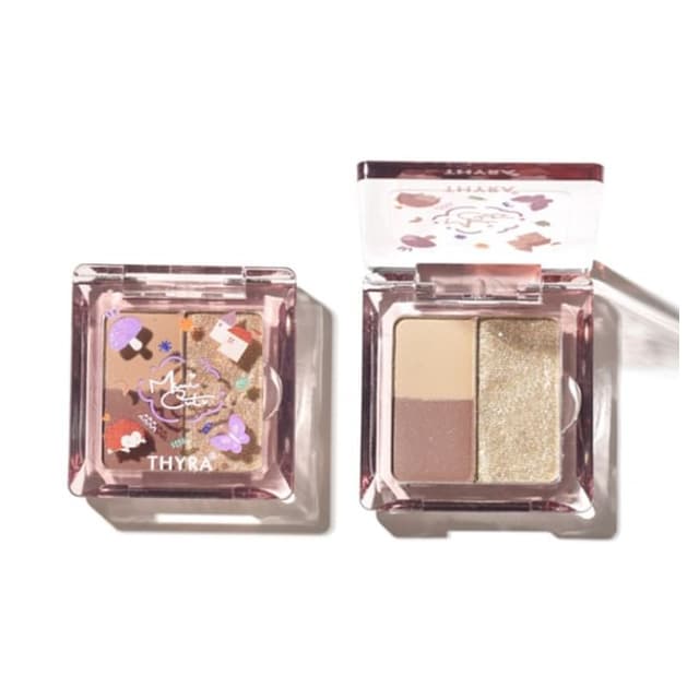 Mini Cute 3 Color Eyeshadow, #E20 Sugar Chestnut