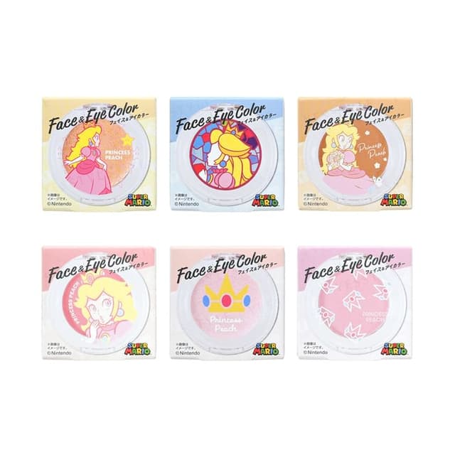 Super Mario Princess Peach Face & Eye Color, Rose Pink