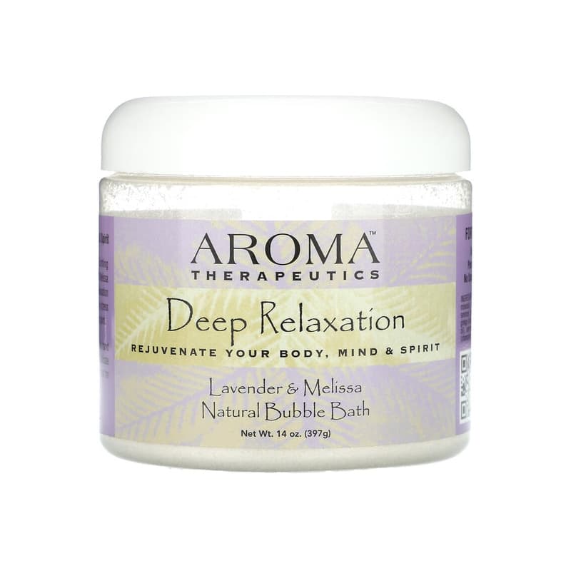 Natural Bubble Bath, Deep Relaxation, Lavender & Melissa