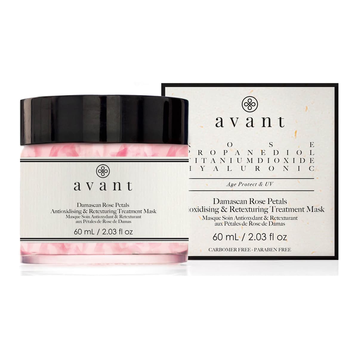 Damascan Rose Petals Antioxidising and Retexturing Treatment Mask