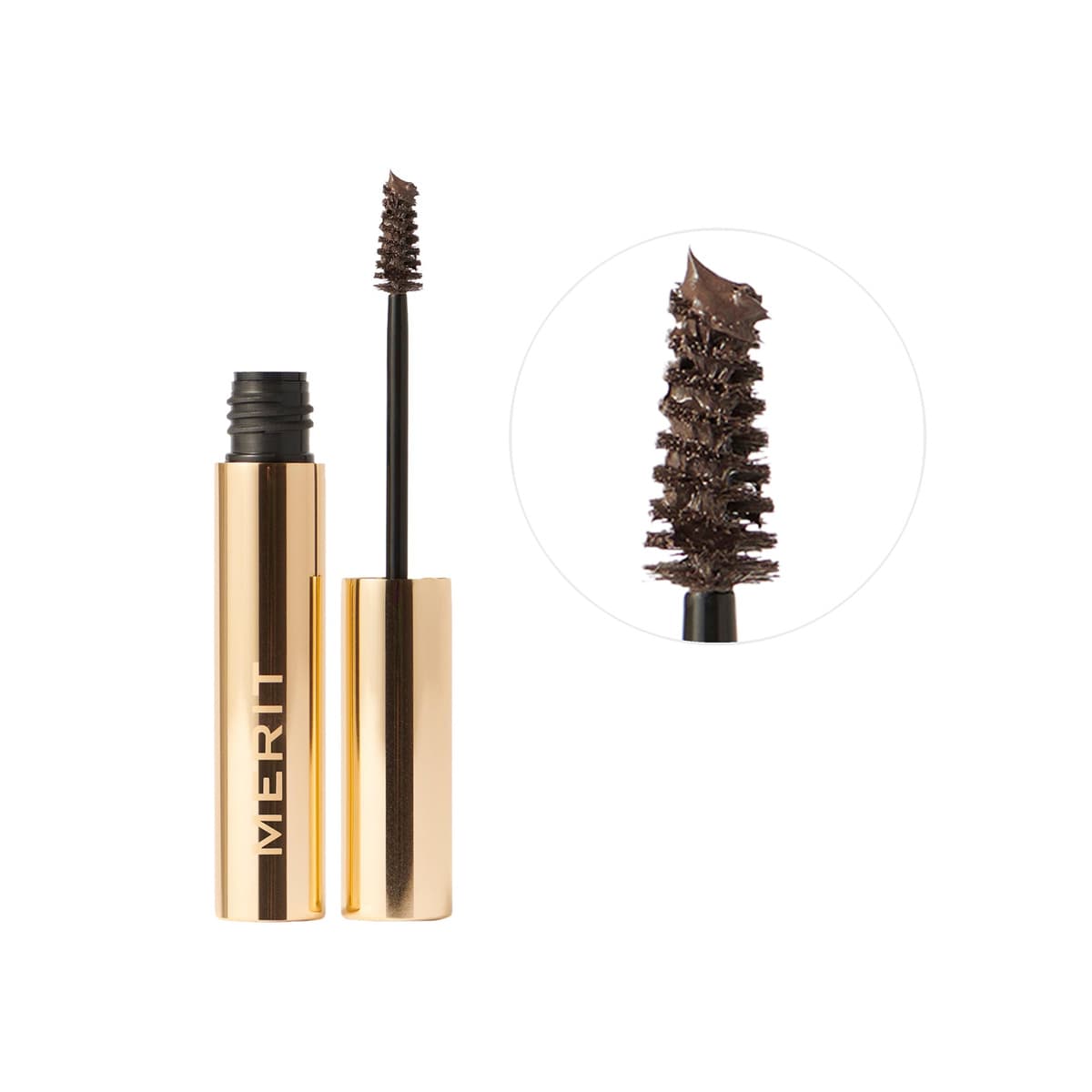 Brow 1980 Volumizing Tinted Eyebrow Gel-Pomade, Dark Brown