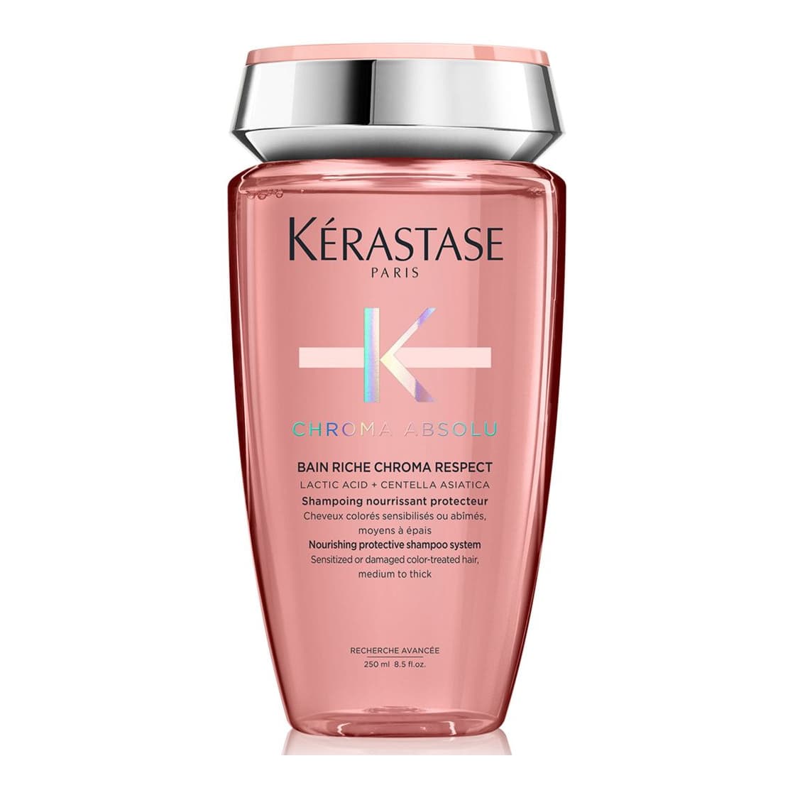 Kérastase Chroma Absolu, Nourishing Shampoo, For Damaged Colour-Treated Hair, Medium To Thick, Bain Riche Chroma Respect