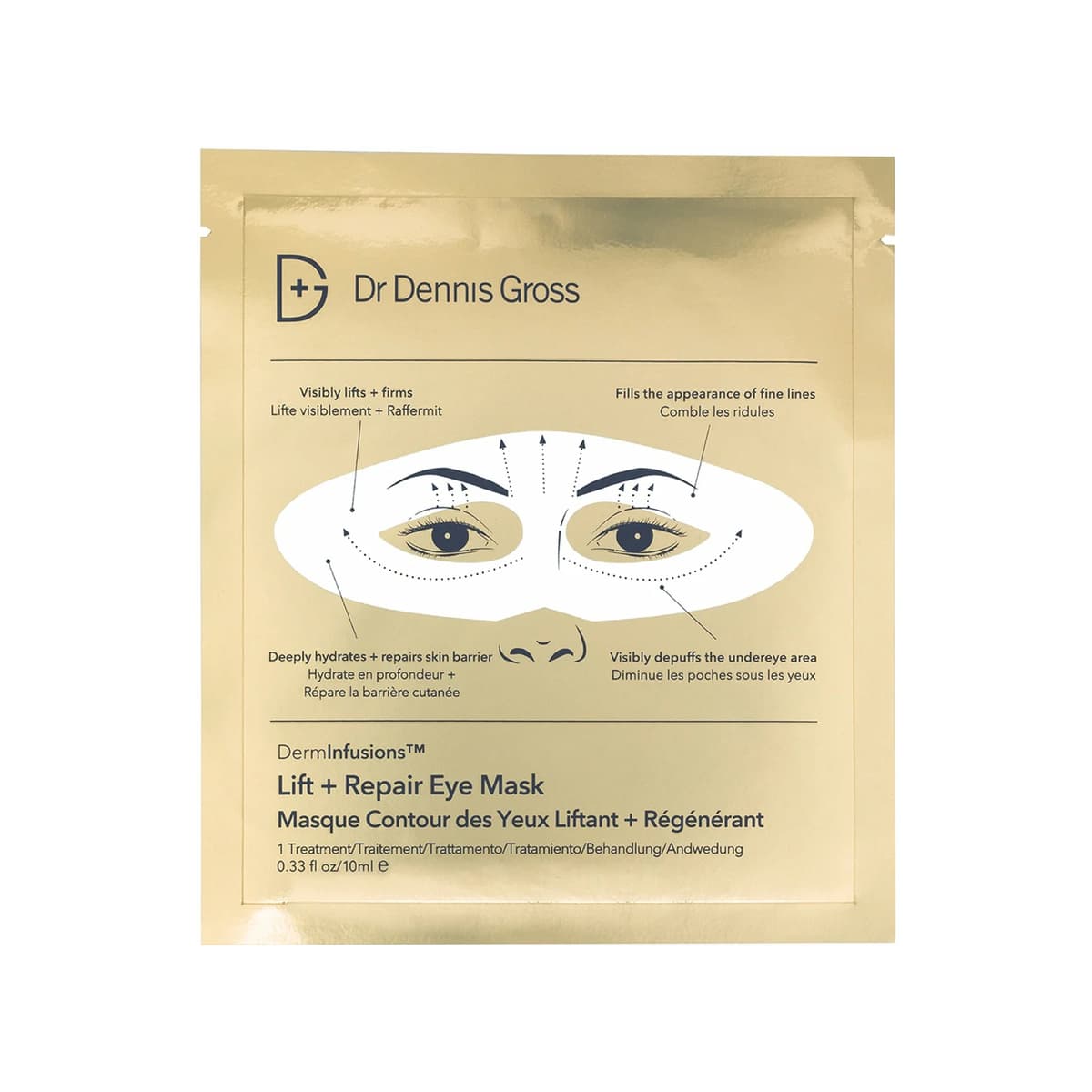 DermInfusions Lift and Repair Eye Mask