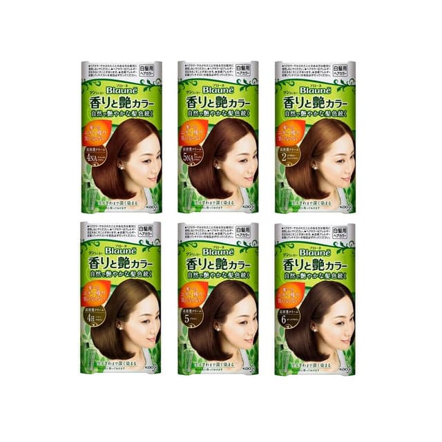 Blaune Aroma & Gloss Hair Color Cream, #3 Bright Light Brown