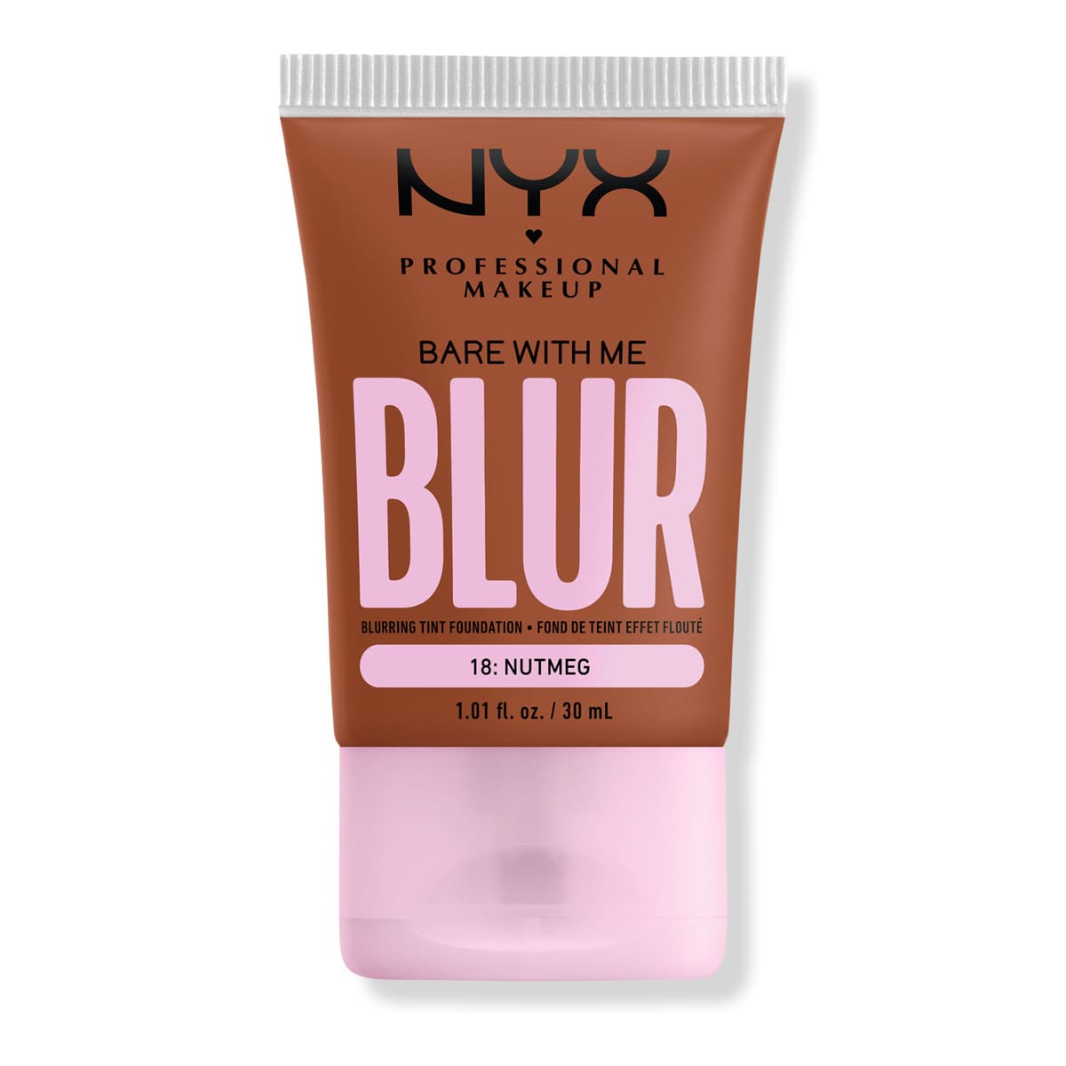 Bare With Me Blur Tint Soft Matte Foundation, #18: Nutmeg