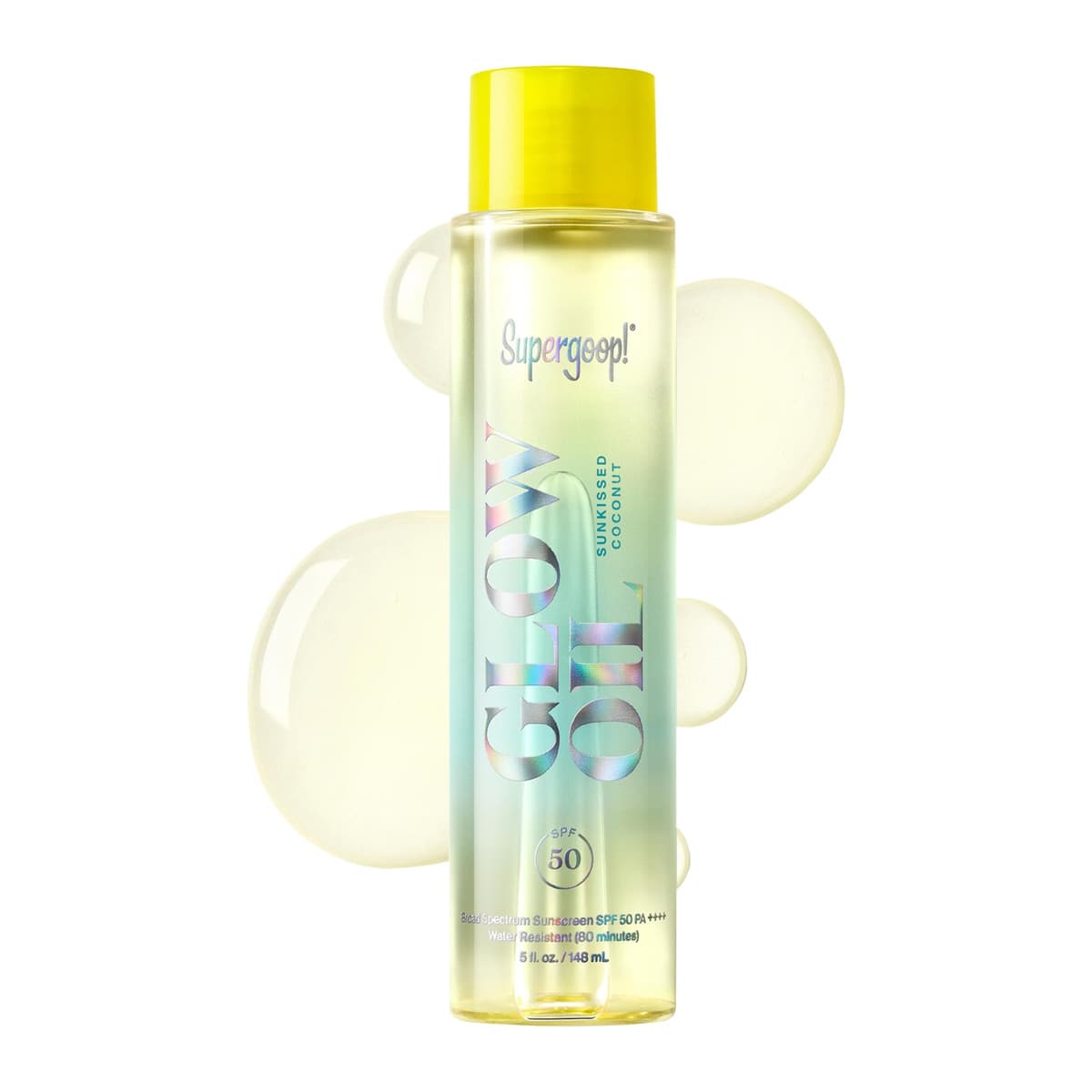 Glow Oil SPF 50 Body Oil with Coconut, Vanilla & Fig