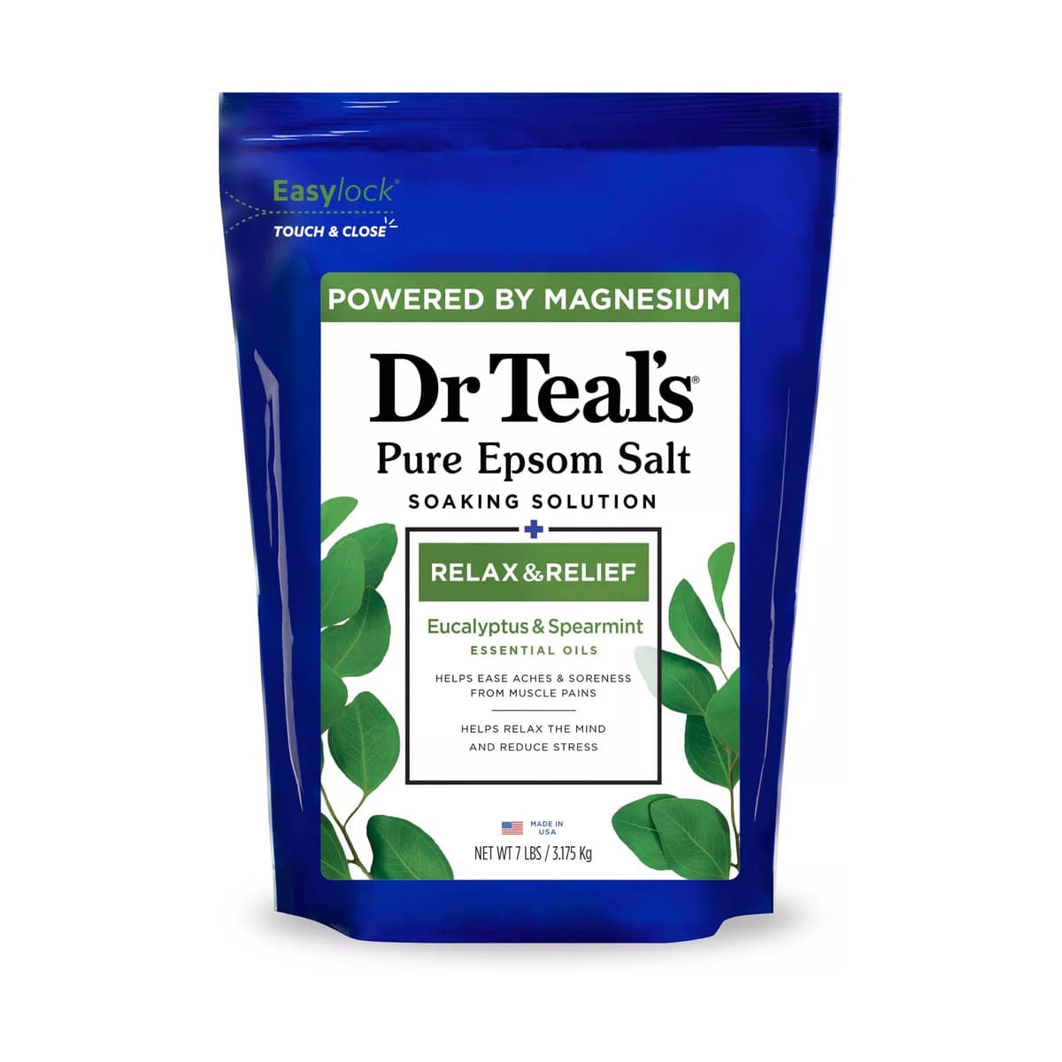 Epsom Salt Magnesium Soak - Relax & Relief with Eucalyptus & Spearmint